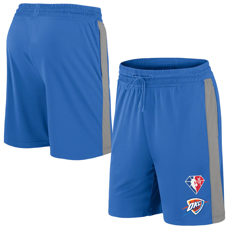 Men's Oklahoma City Thunder Blue Shorts Men's Oklahoma City Thunder Blue Shorts